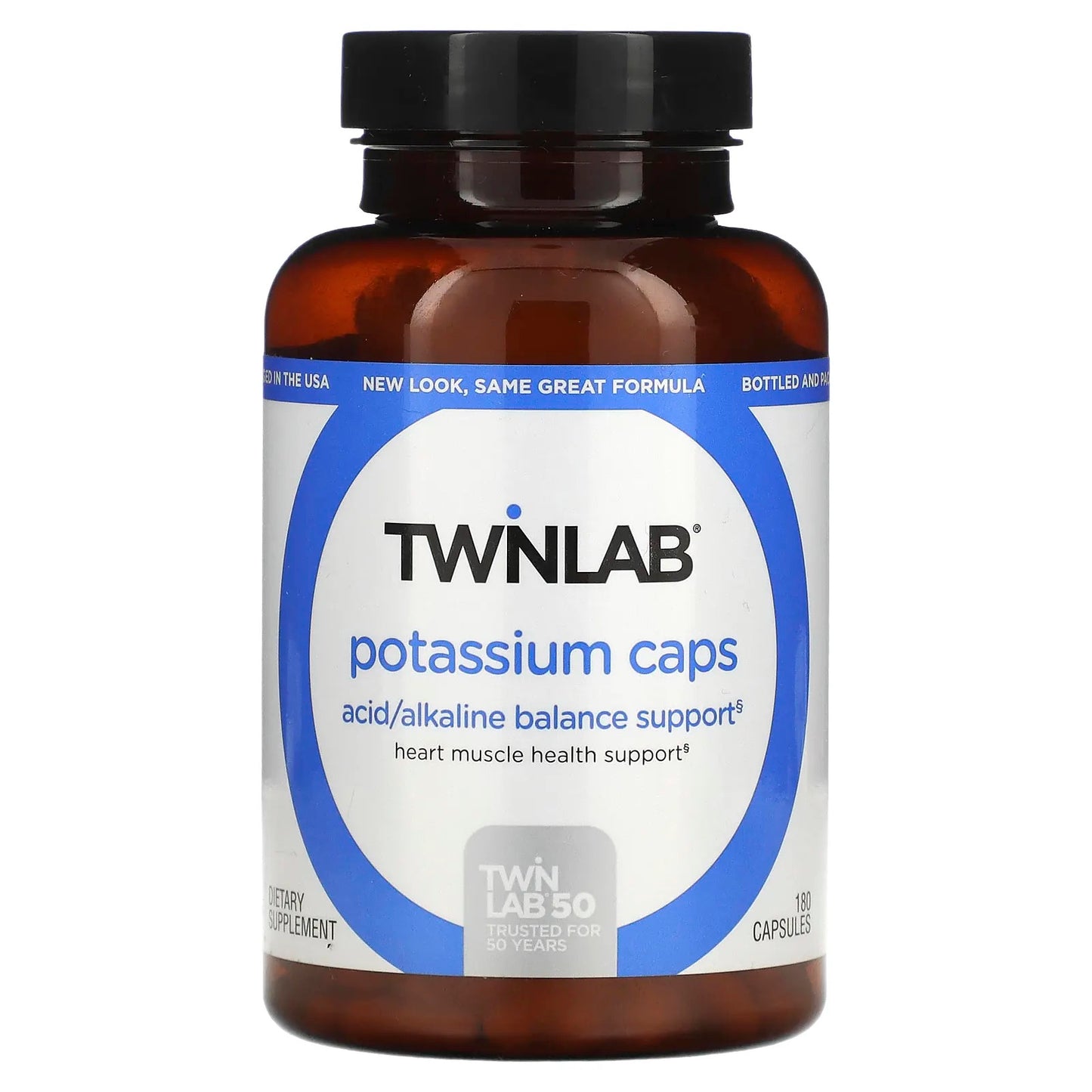Twinlab
Potassium Caps, 99 mg, 180 Capsules