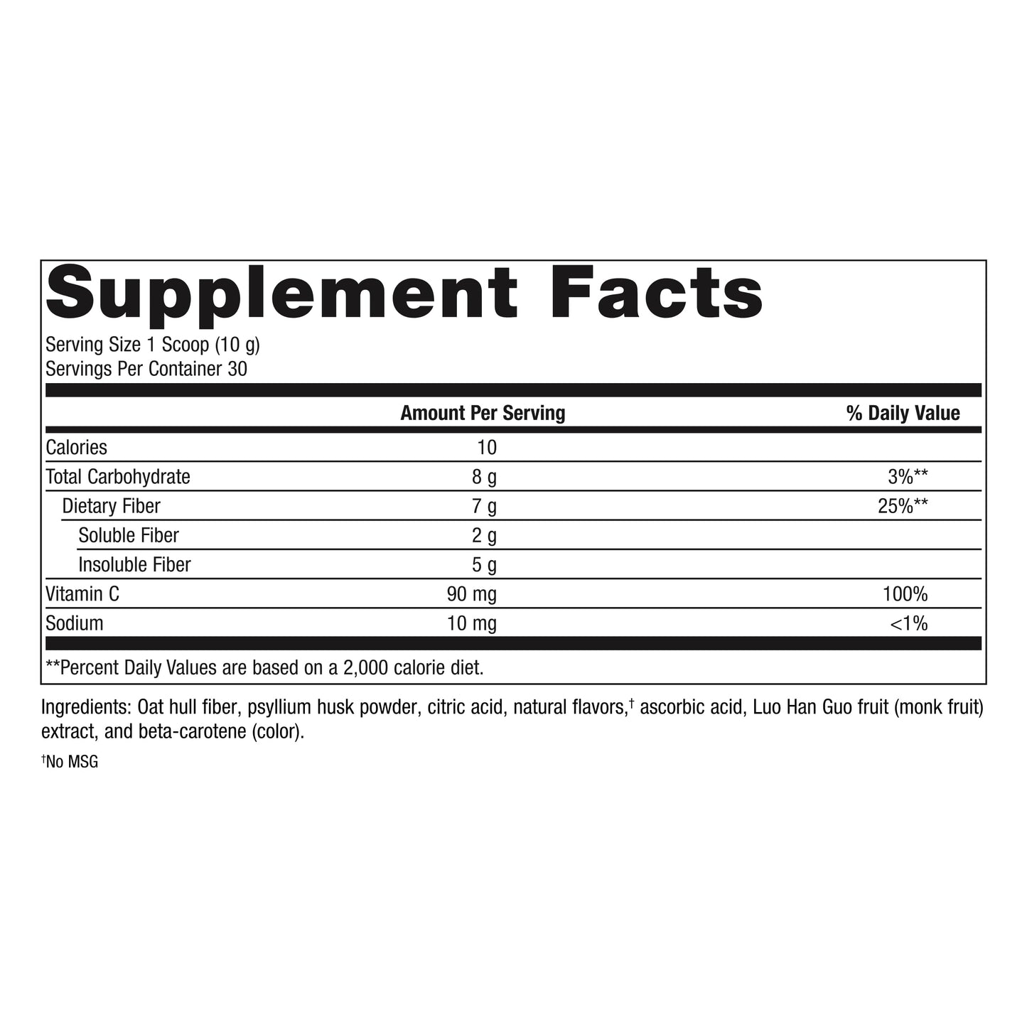 Metagenics Herbulk Powder - 7 Grams Dietary Fiber - Fiber Support Supplement* - Intestinal Health* - Non-GMO, Gluten-Free & Vegetarian - Orange Flavor - 10.58 oz