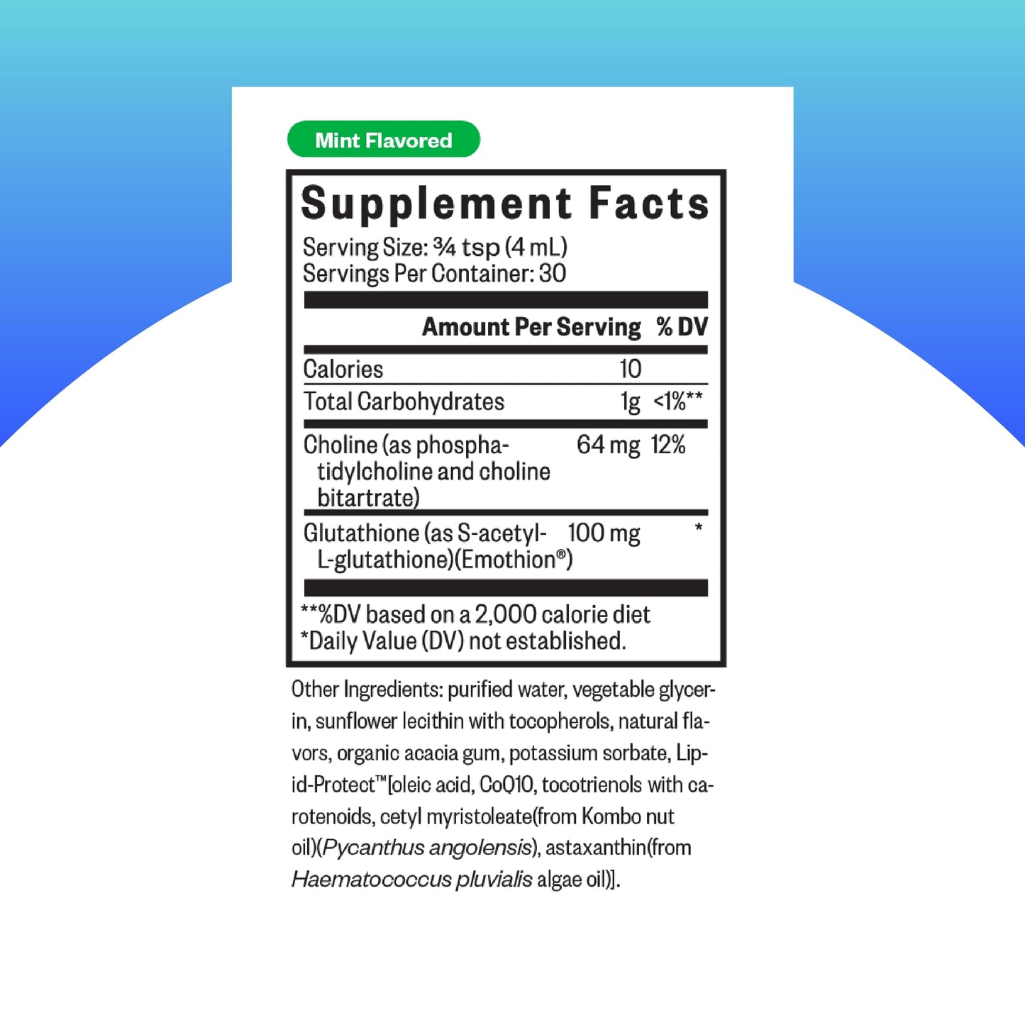 Optimal Liposomal Glutathione | Non-Soy and Non-GMO | Provides 500 mg of Liposomal Glutathione per Teaspoon | 4 oz | 30 Servings