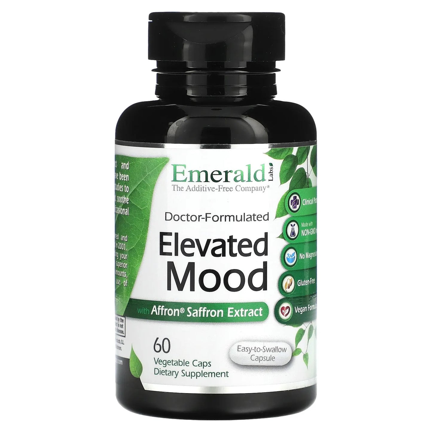 Emerald Laboratories
Elevated Mood with Affron Saffron Extract, 60 Vegetable Caps