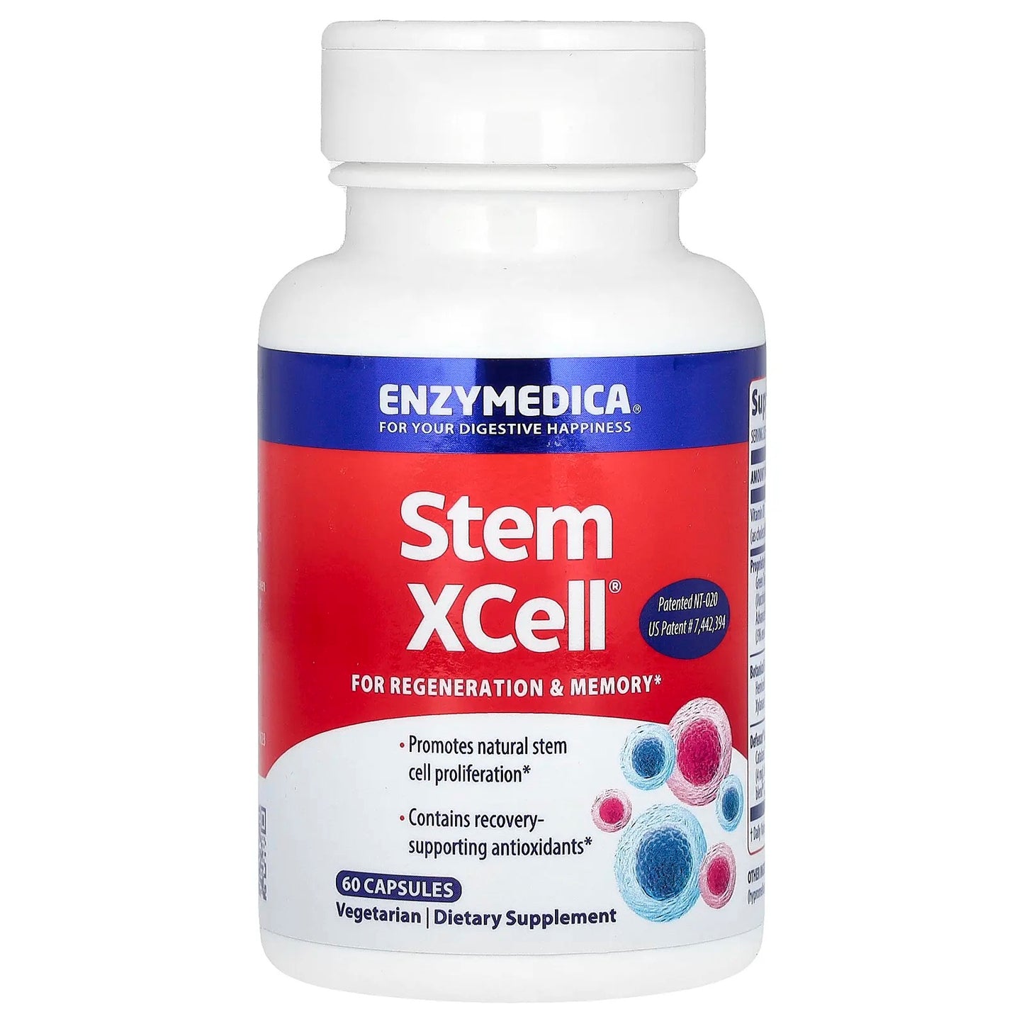 Enzymedica
Stem XCell, 60 Capsules