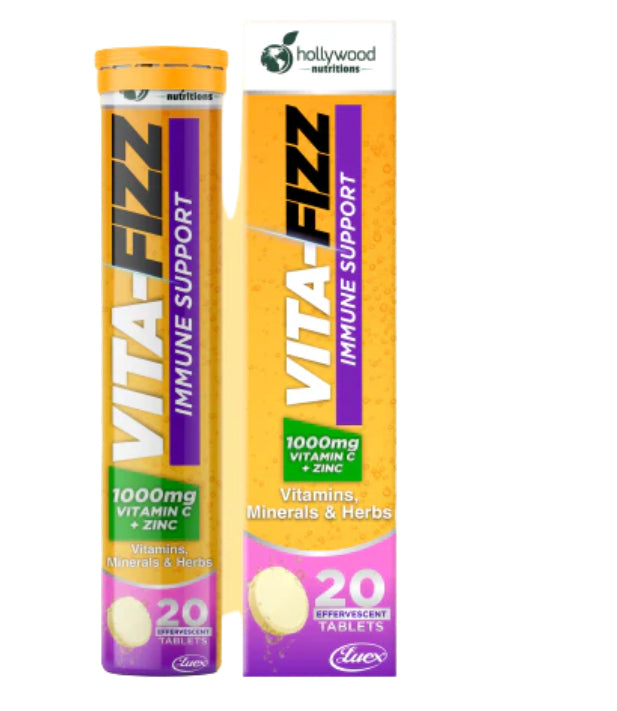 HOLLYWOOD NUTRITION VITA-FIZZ IMMUNE SUPPORT 1000MG VITAMIN C + ZINC