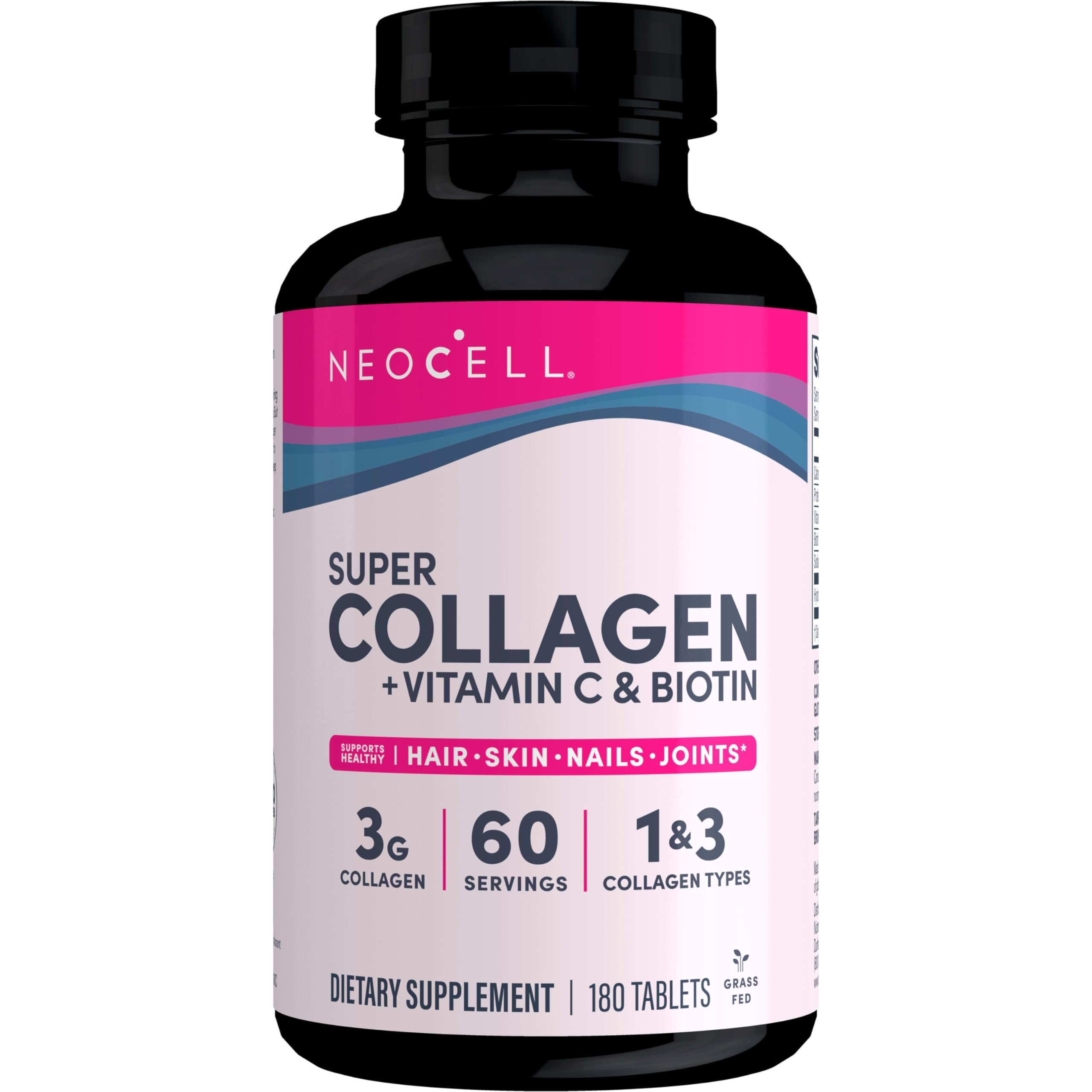 Neocell Super Collagen + Vitamin C & Biotin, 180 Tablets – Health Online