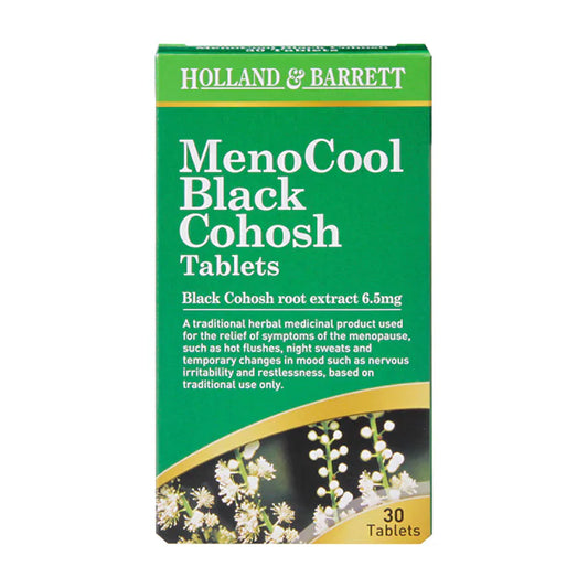 HOLLAND & BARRETT MENOCOOL BLACK COHOSH TABLETS