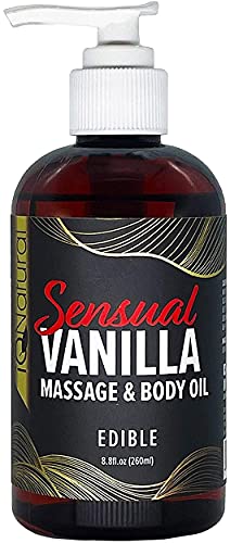 Edible Massage Oil for Massage Therapy, Huile Massage, Massage Oil for Sore Muscles, Massage Lotion, Massage Oils for Body Massage, Sensual Massage Oil, Massage Oil for Couples -260 ml