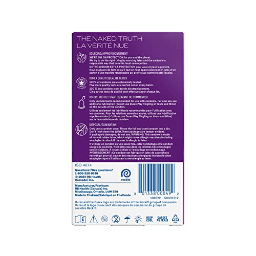 DUREX® Sensi-Thin, Condoms, Ultra-Thin, Close Fit, 12ct