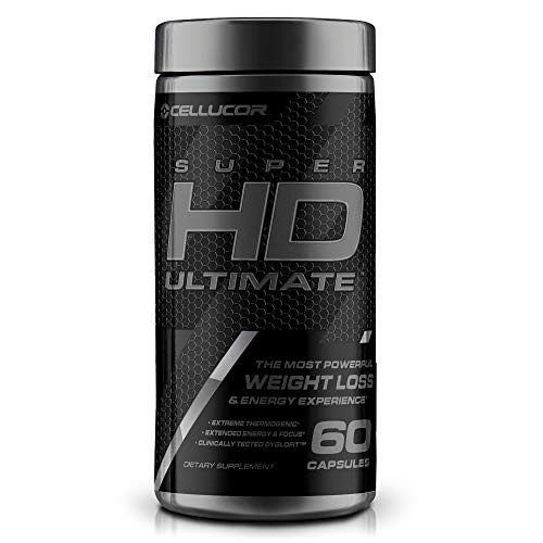 Cellucor Super HD Ultimate for Men & Women - Enhance Focus and Increase Energy - Capsimax, Green Tea Extract, 160mg Caffeine & More 60 Servings
