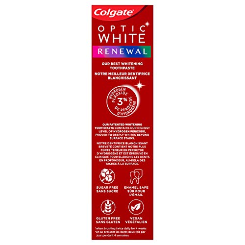 Colgate Optic White Renewal Lasting Fresh Teeth Whitening Toothpaste - 70 mL