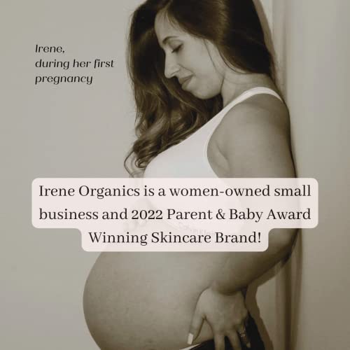 Organic Belly Butter by Irene Organics - Anti Stretch Mark Belly Balm For Pregnancy and Postpartum 4oz