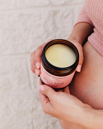Organic Belly Butter by Irene Organics - Anti Stretch Mark Belly Balm For Pregnancy and Postpartum 4oz