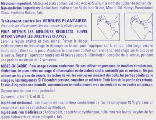 Dr. Scholl's Clear Away Wart Remover Salicylic Acid 24 medicated cover up discs. Clinically Proven Fast, effective removal of Common Warts and Plantar Warts