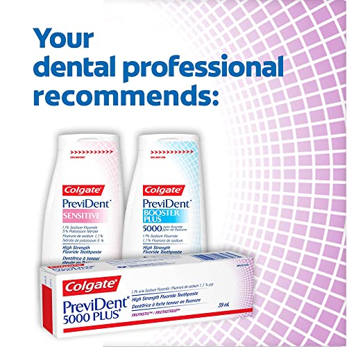 Colgate PreviDent 5000 Plus Care Toothpaste - Fruitastic Fruity Taste - Fluoride Dentifrice for Enamel Protection, Sensitive Teeth Relief - Travel Size. 39 mL