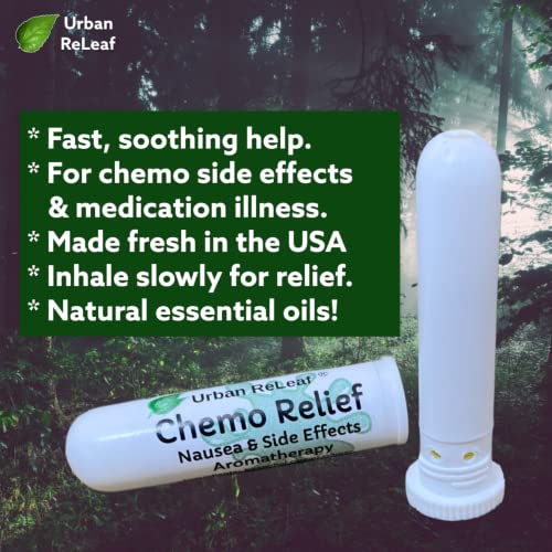 Urban ReLeaf Chemo Relief Nausea & Side Effects Aromatherapy! Fast Help! Upset Stomach, Migraine, Medication Illness! 100% Natural Ancient & Proven Remedy, Essential Oils!