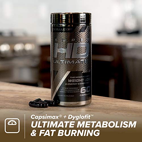 Cellucor Super HD Ultimate for Men & Women - Enhance Focus and Increase Energy - Capsimax, Green Tea Extract, 160mg Caffeine & More 60 Servings