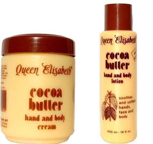 QUEEN ELIZABETH COCOA BUTTER HAND AND BODY LOTION