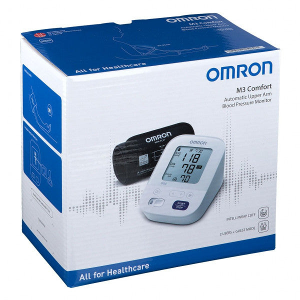 OMRON M3 COMFORT AUTOMATIC UPPER ARM BLOOD PRESSURE MONITOR – Health Online