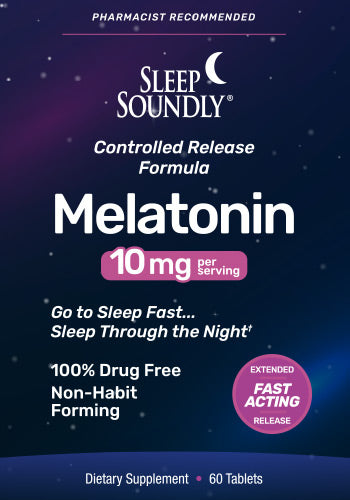 SLEEP SOUNDLY MELATONIN 10MG, 60 TABLETS