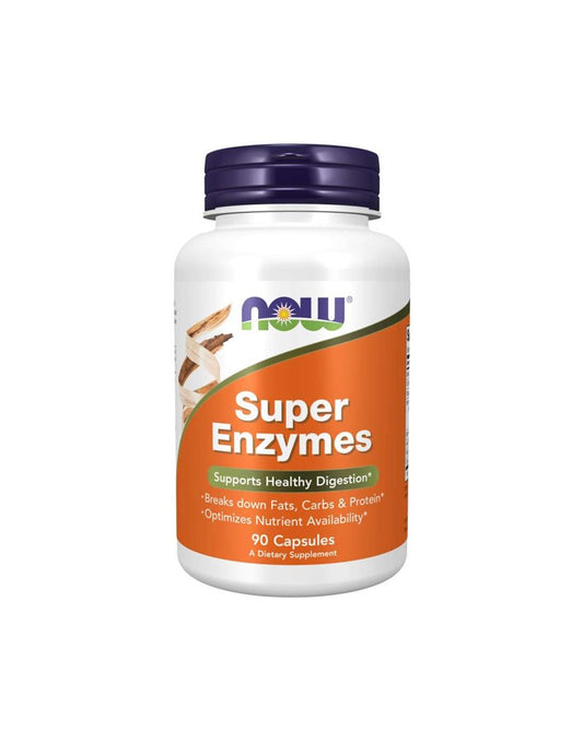 NOW SUPER ENZYMES, 90 CAPSULES