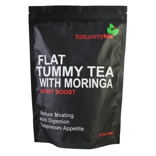 FLAT TUMMY TEA WITH MORINGA NIGHT BOOST - Health Online
