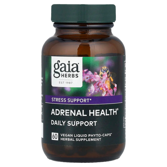 Gaia Herbs
Adrenal Health®, Daily Support, 60 Vegan Liquid Phyto-Caps