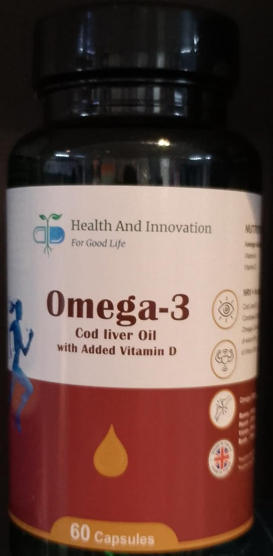 HEALTH AND INNOVATION OMEGA-3, 60 CAPSULES