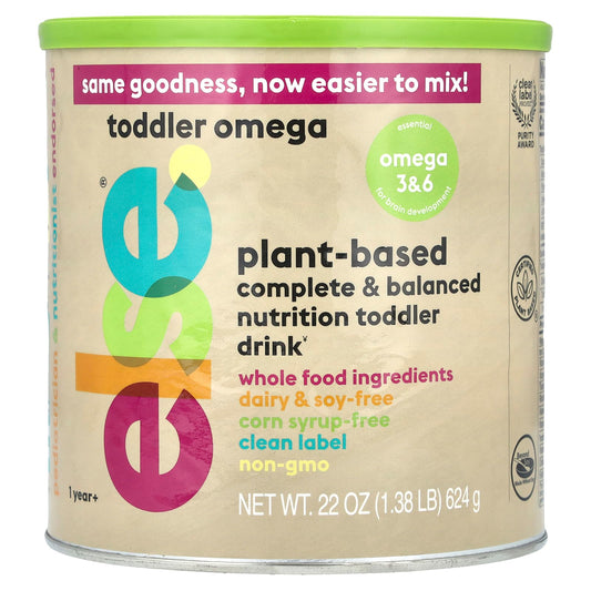 Else
Toddler Omega, Plant-Based Complete & Balanced Nutrition, 1 Year+, 22 oz (624 g)