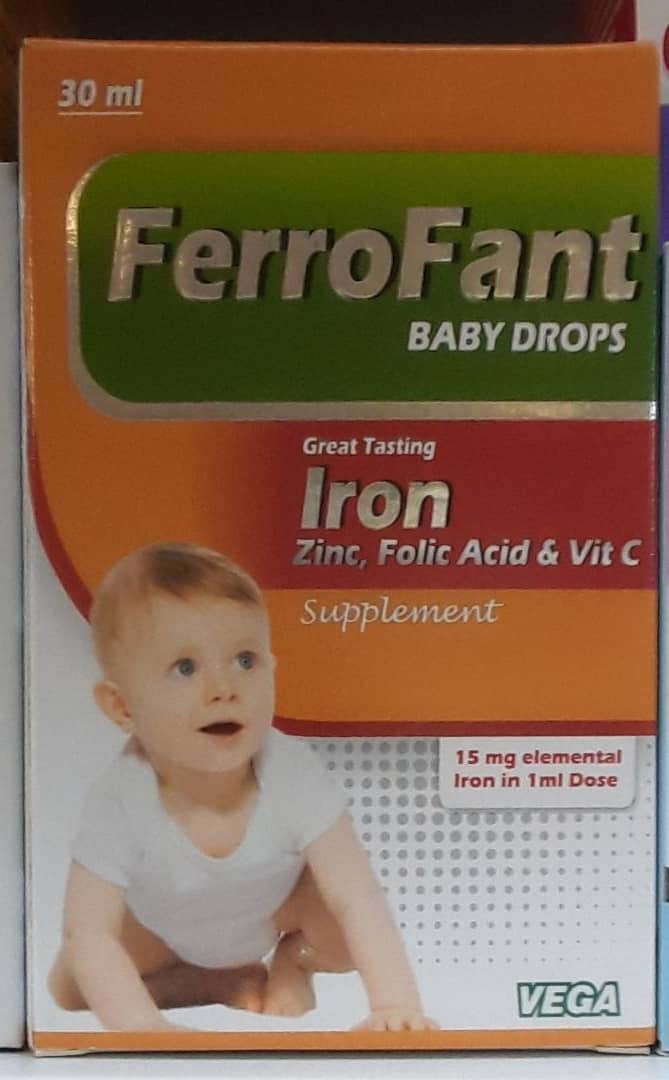 FERROFANT BABY DROPS, 30ML