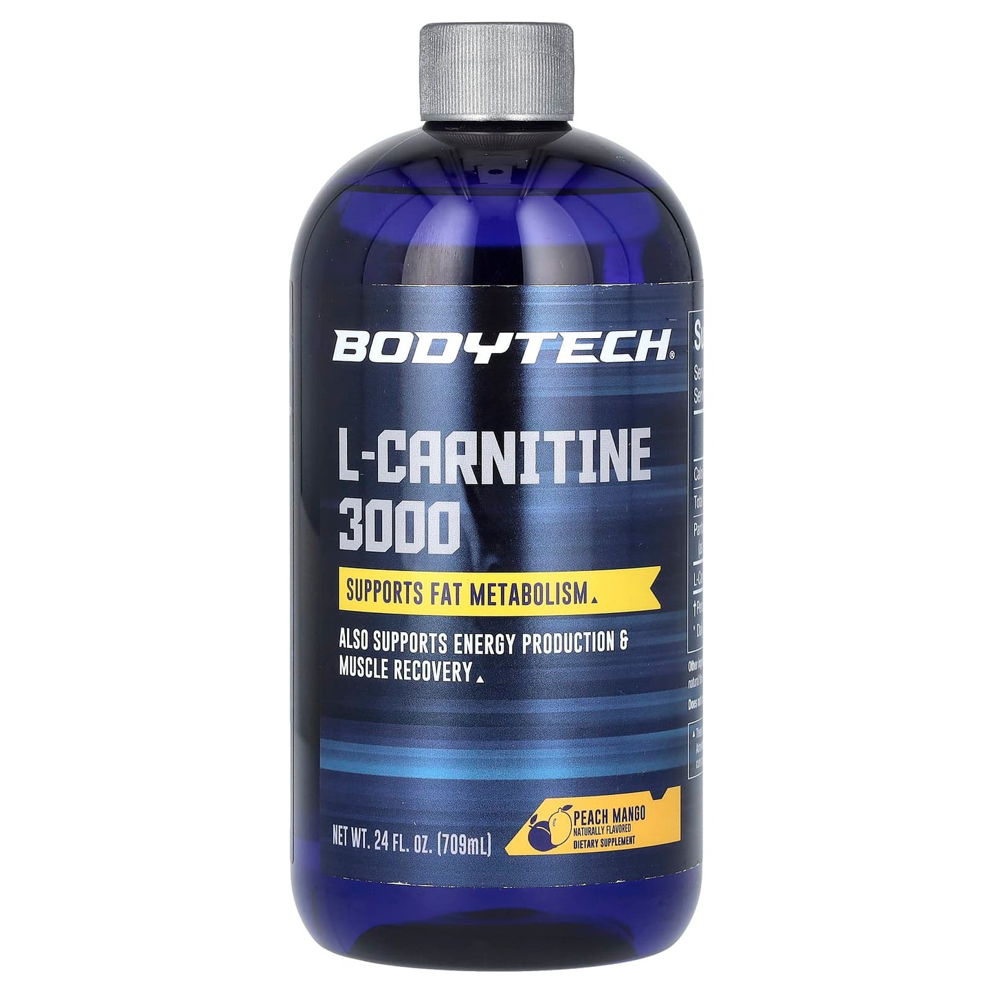 BodyTech
L-Carnitine 3000, Peach Mango , 24 fl oz (709 ml)