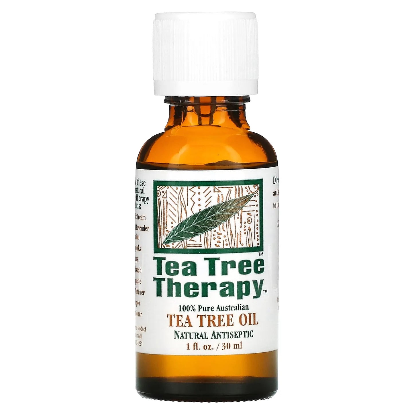 Tea Tree Therapy
Tea Tree Oil, 1 fl oz (30 ml)