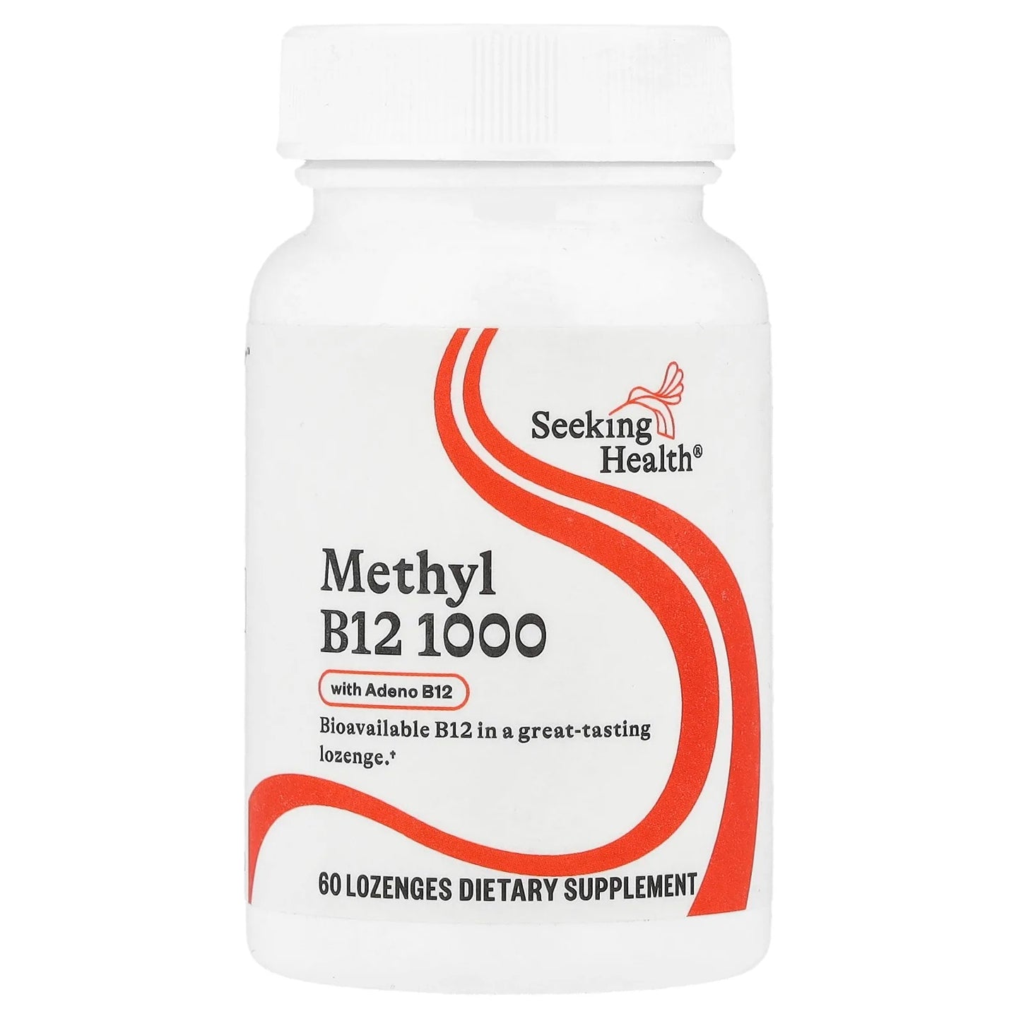 Seeking Health
Methyl B12, 1,000 mcg, 60 Lozenges