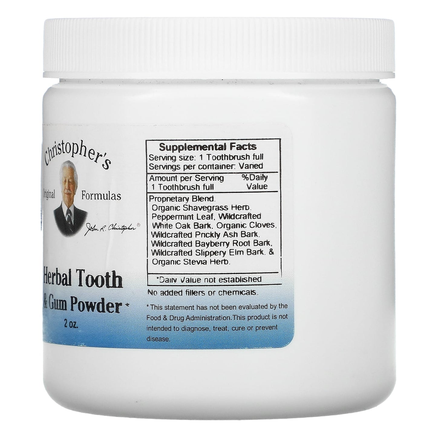 Christopher's Original Formulas
Herbal Tooth & Gum Powder, 2 oz