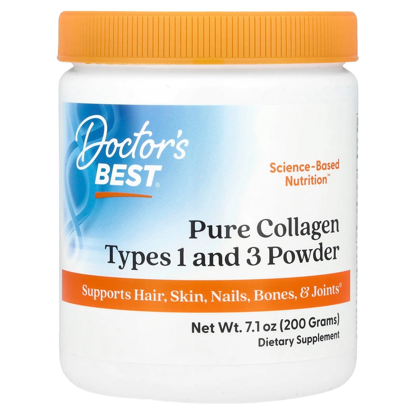 Doctor’s Best                   Pure Collagen Types 1 and 3 Powder, 7.1 oz (200 g)