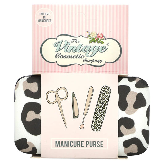 The Vintage Cosmetic Company
Manicure Purse, Leopard Print, 1 Kit