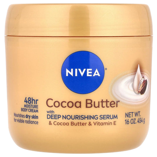 Nivea
Body Cream, Cocoa Butter, 16 oz (454 g)