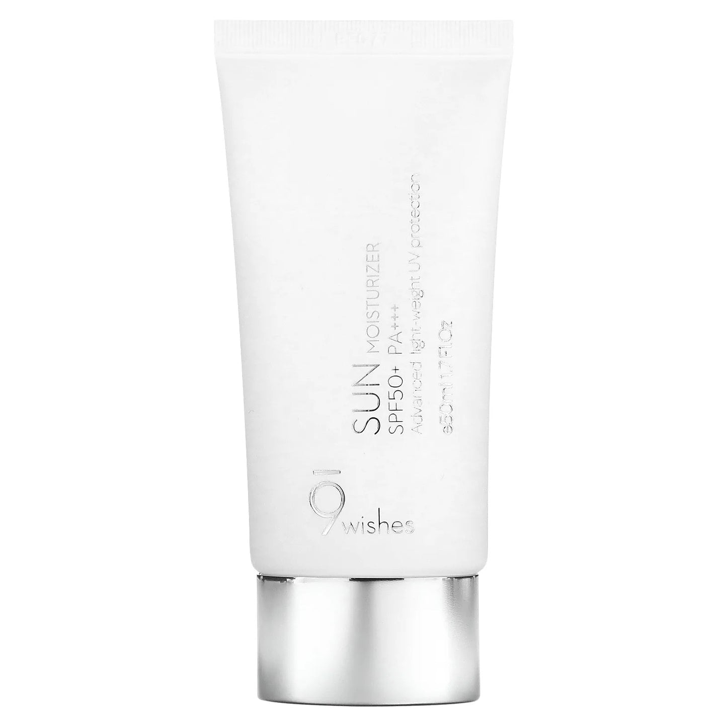 9Wishes
Sun Moisturizer, SPF 50+ PA+++, 1.7 fl oz (50 ml)