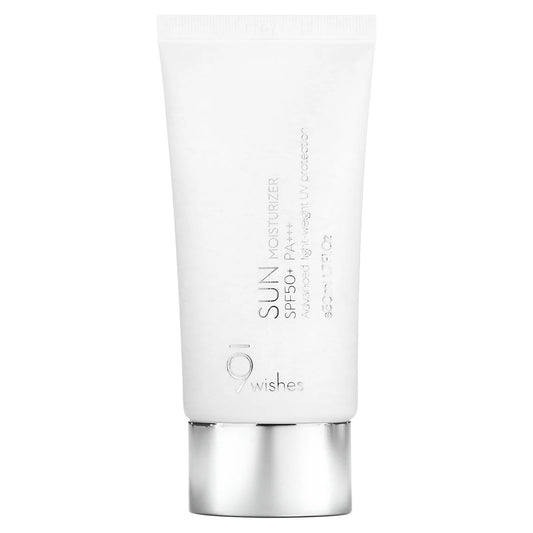 9Wishes
Sun Moisturizer, SPF 50+ PA+++, 1.7 fl oz (50 ml)