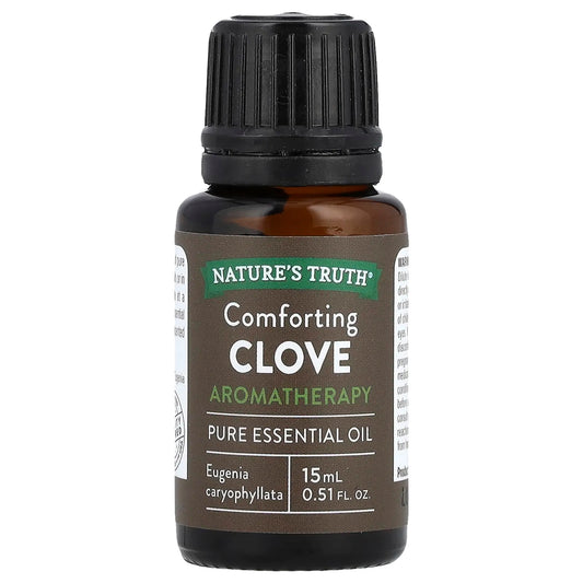 Nature's Truth
Pure Essential Oil, Comforting Clove, 0.51 fl oz (15 ml)