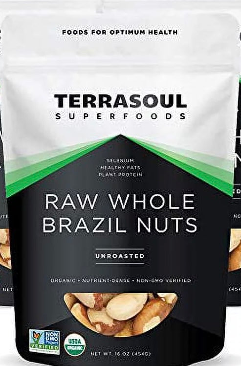 TERRASOUL RAW WHOLE BRAZIL NUTS UNROASTED