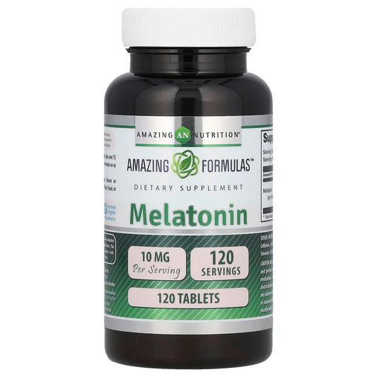 Amazing Nutrition
Melatonin, 10 mg , 120 Tablets