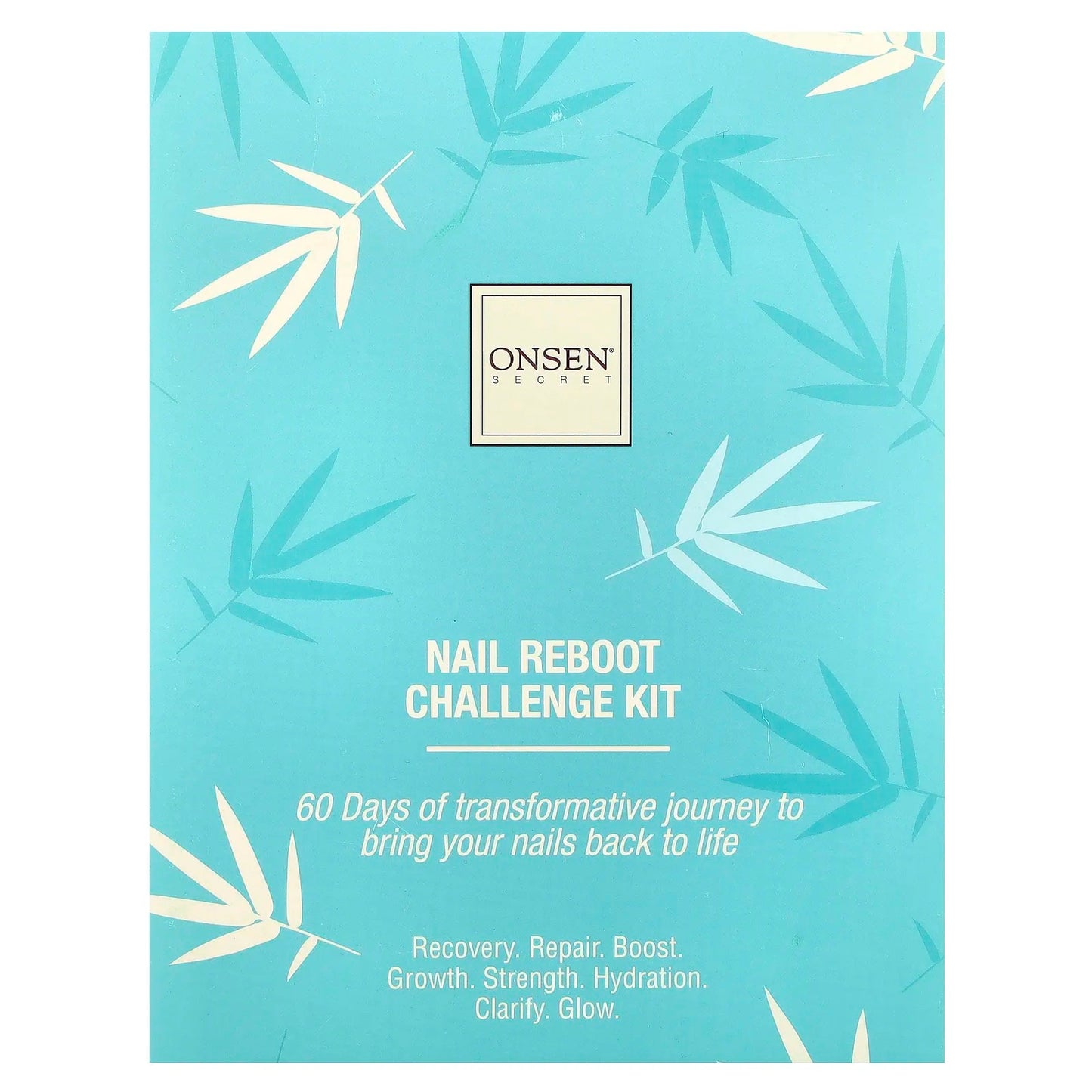 Onsen Secret Nail Reboot Challenge Kit, 4 Piece Kit