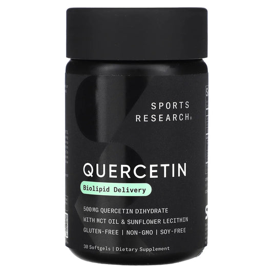 Sports Research
Quercetin, 30 Softgels