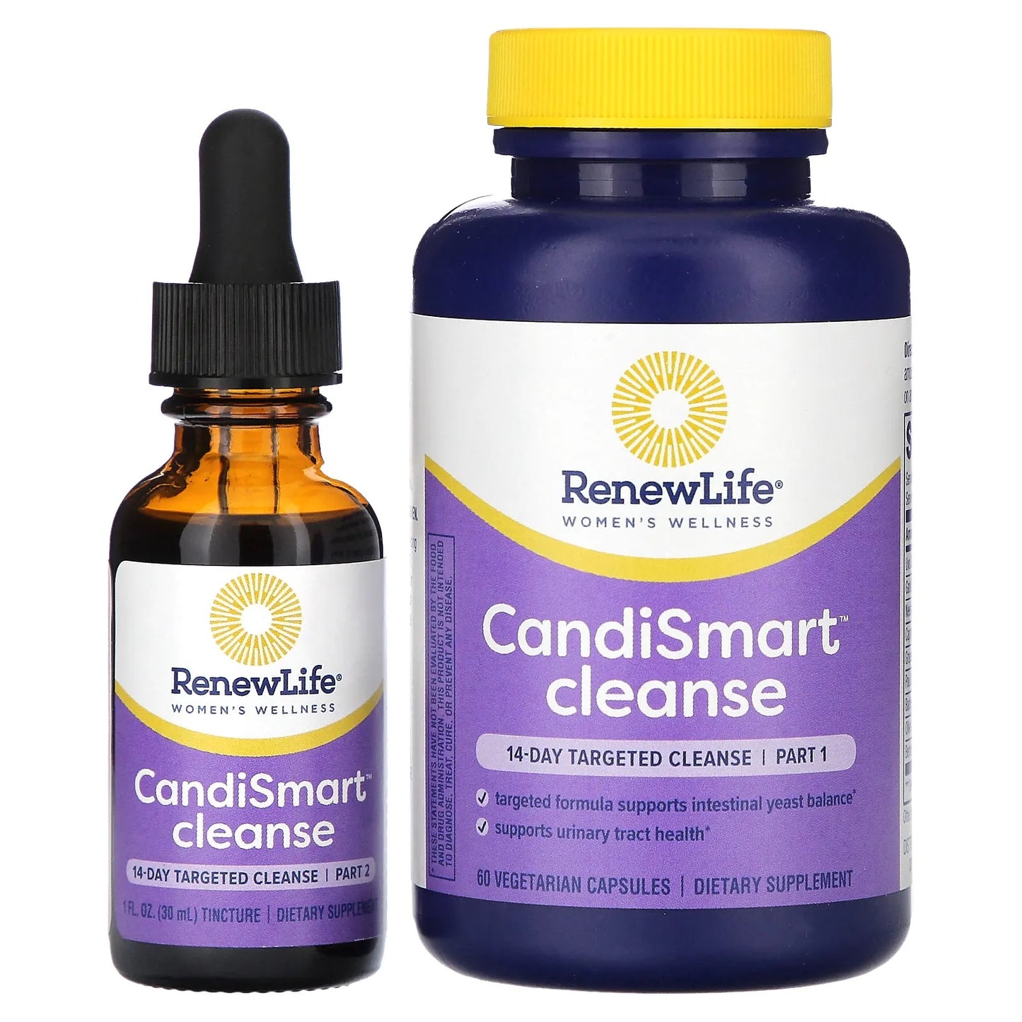 Renew Life
CandiSmart Cleanse, 14-Day Targeted Cleanse, 2-Part