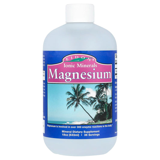 Eidon Ionic Minerals
Magnesium, 8 mg, 18 oz (533 ml)