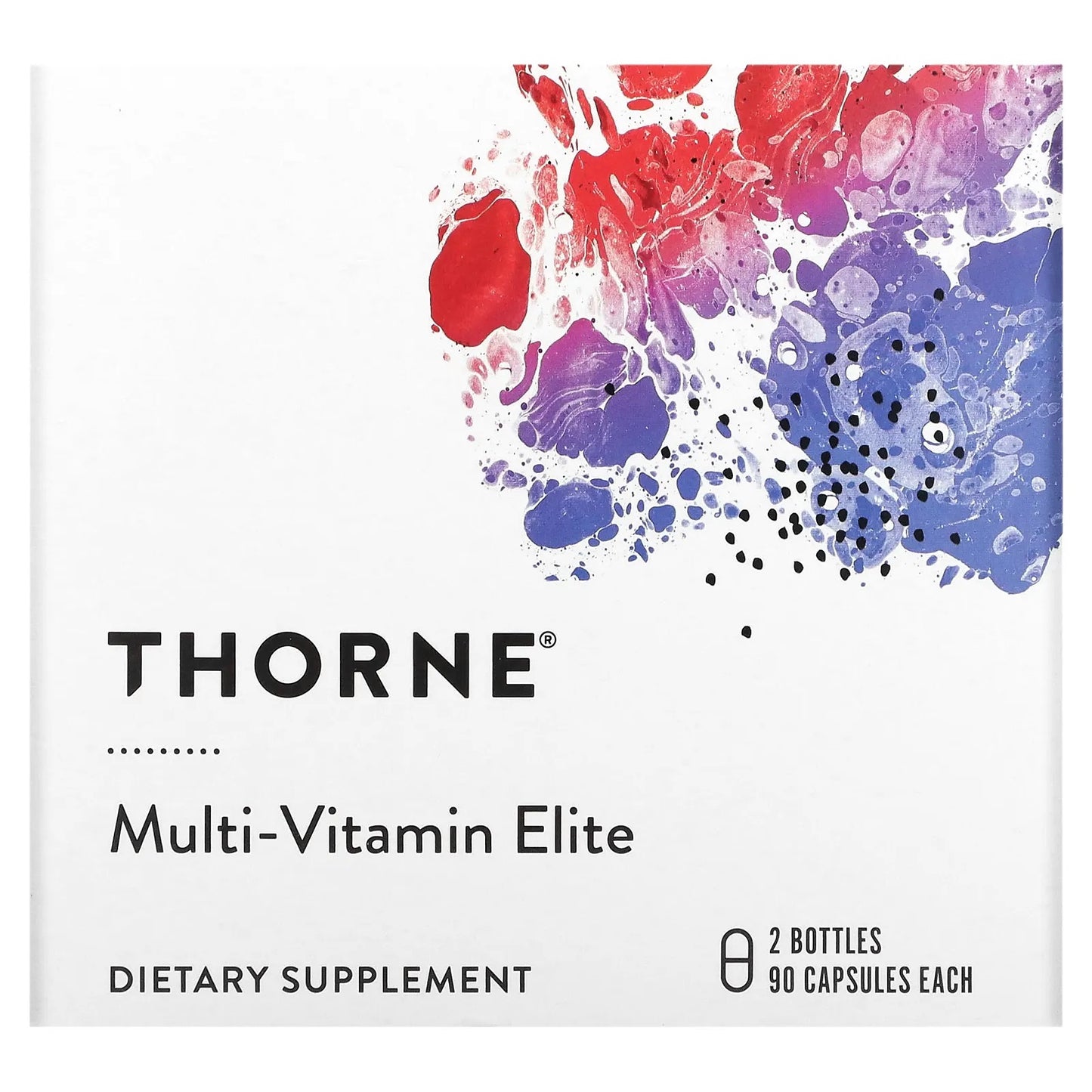 Thorne
Multi-Vitamin Elite, A.M. & P.M., 2 Bottles, 90 Capsules Each