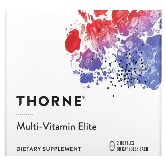 Thorne
Multi-Vitamin Elite, A.M. & P.M., 2 Bottles, 90 Capsules Each