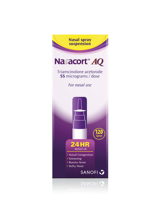 NASACORT AQ INTRANASAL SPRAY, 120 SPRAYS