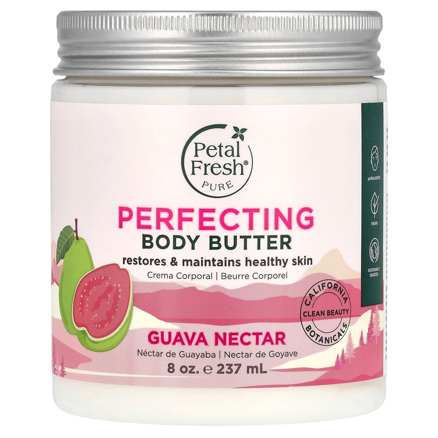 Petal Fresh
Perfecting Body Butter, Guava Nectar, 8 oz (237 ml)