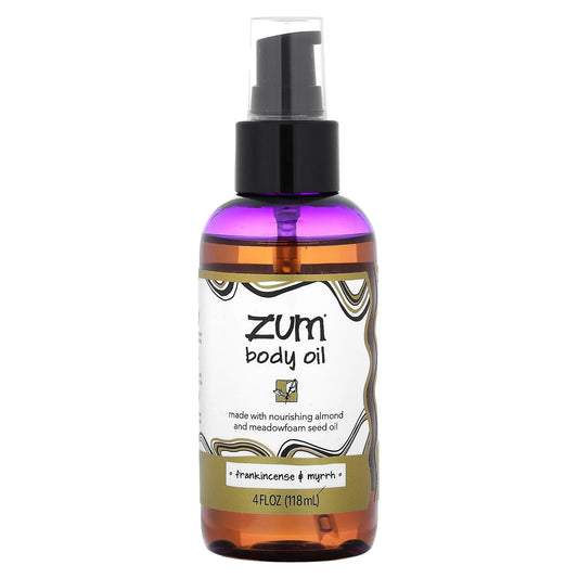 ZUM
Body Oil, Frankincense & Myrrh, 4 fl oz (118 ml)