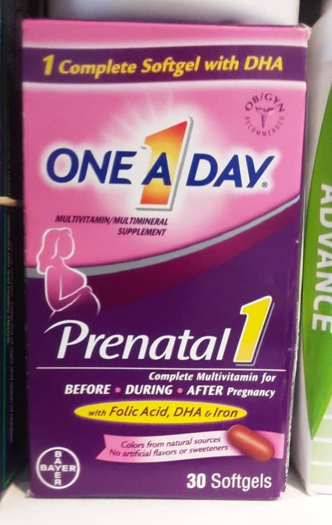 ONE A DAY PRENATAL, 30 SOFTGELS