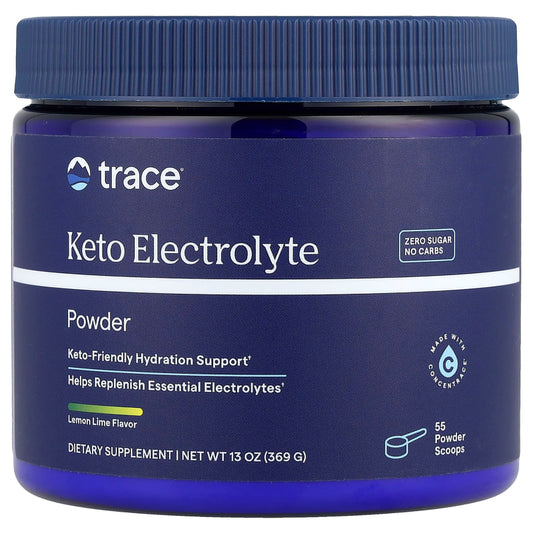 Trace                                Keto Electrolyte Powder, Lemon Lime, 13 oz (369 g)